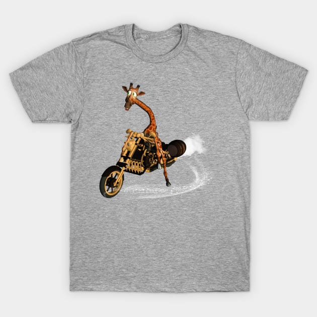 Funny giraffe T-Shirt by Nicky2342